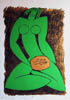 ragazza del pane oro_verde_nero